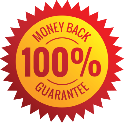 100% money back gurantee